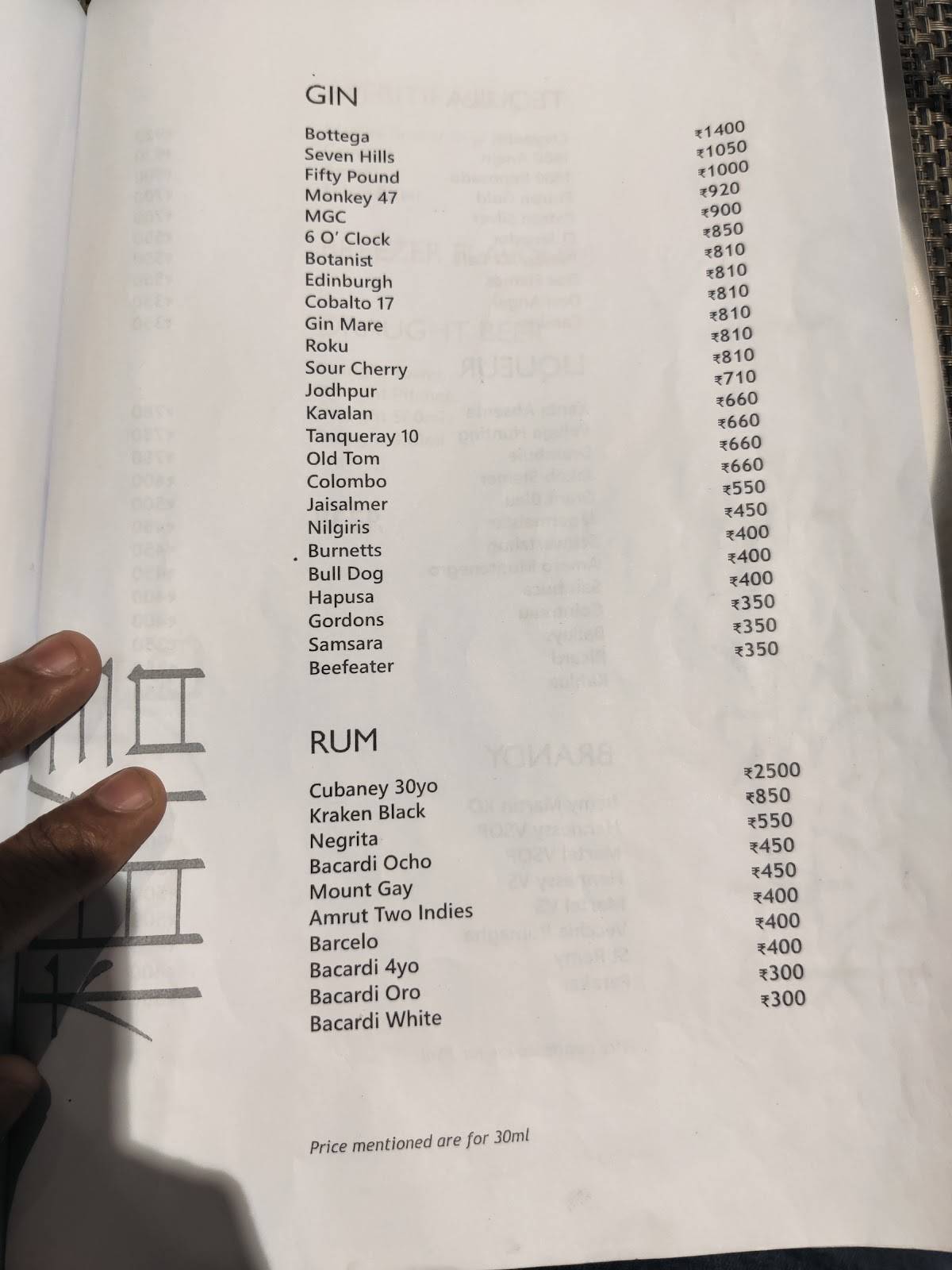 Flaming Dragons Lounge & Nightlife menu