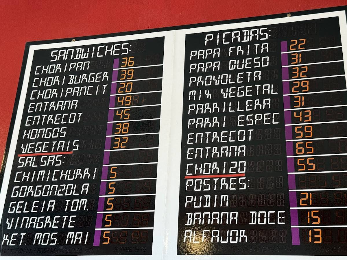 Isla Parrilla - Campeche cardápio