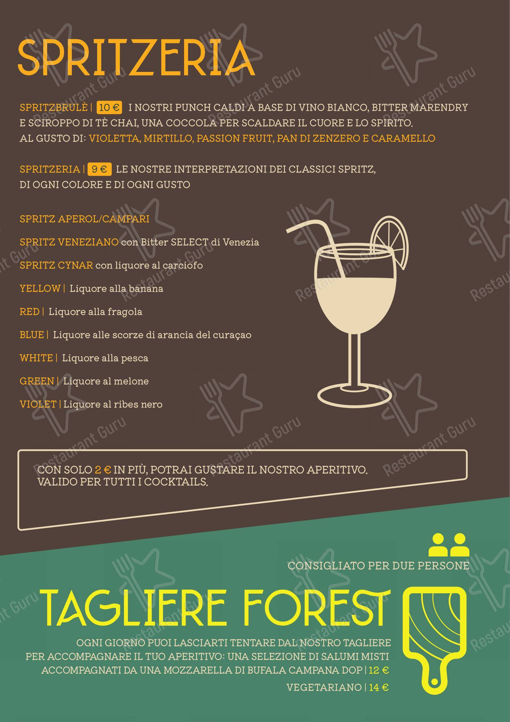 Forest Monza in Monza - Menu