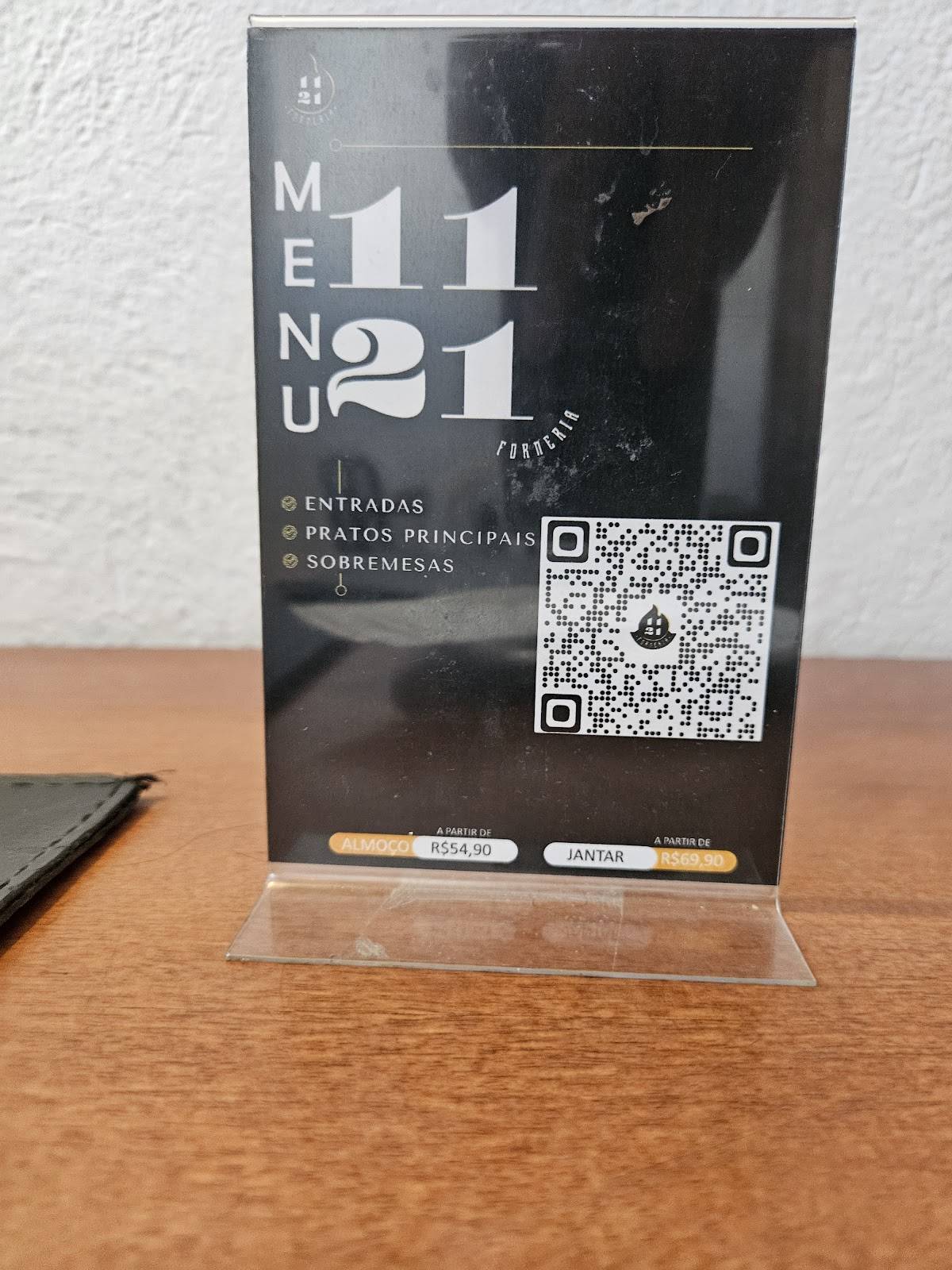 Forneria 1121 cardápio