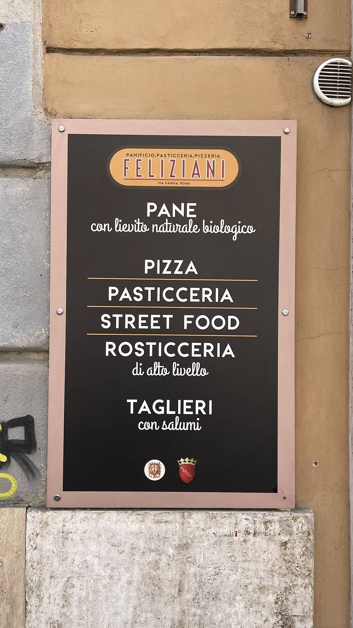 Menu di Forno Feliziani 