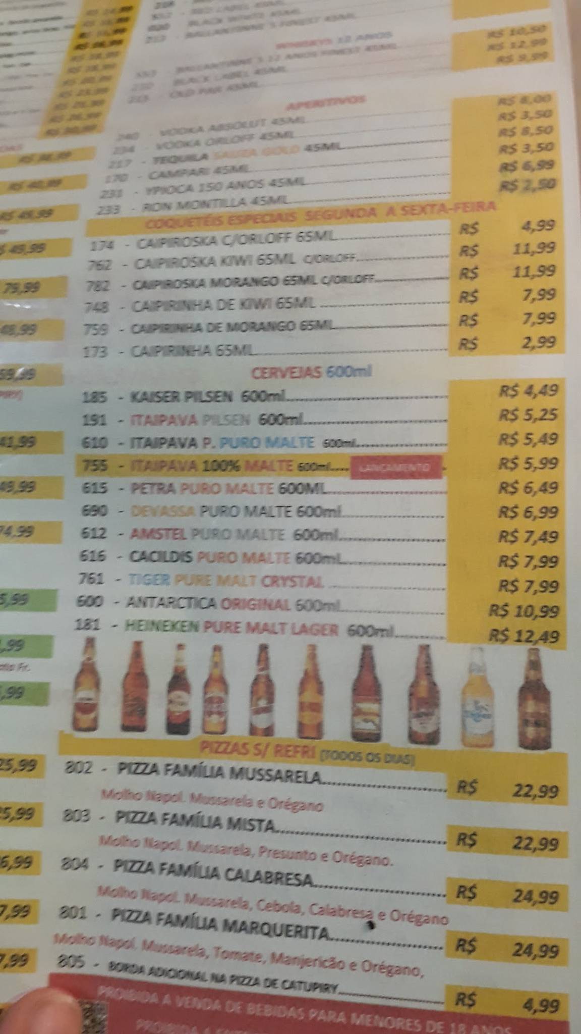 La Ticiane cardápio