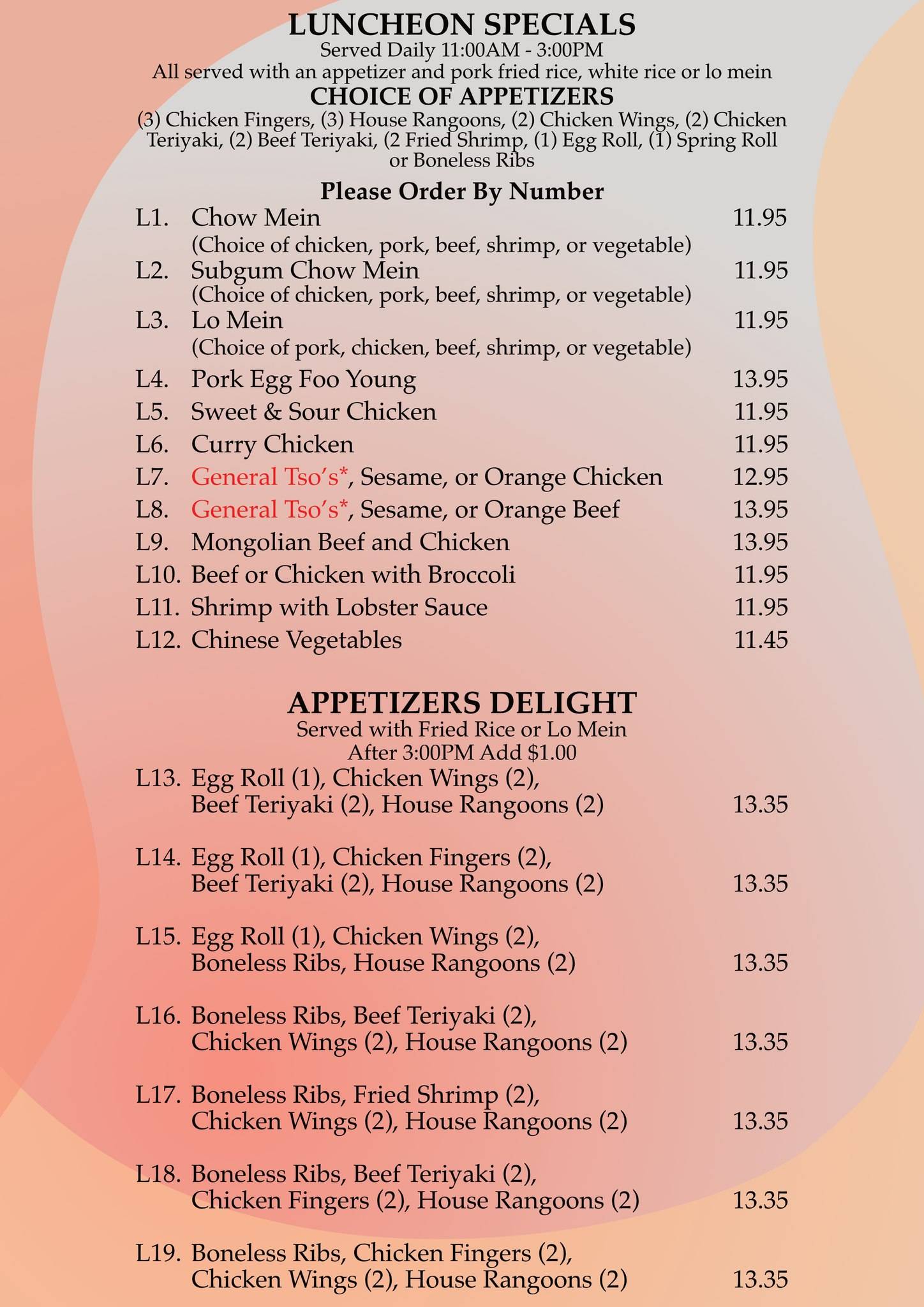Menu at Fortune Cookie restaurant, Windham