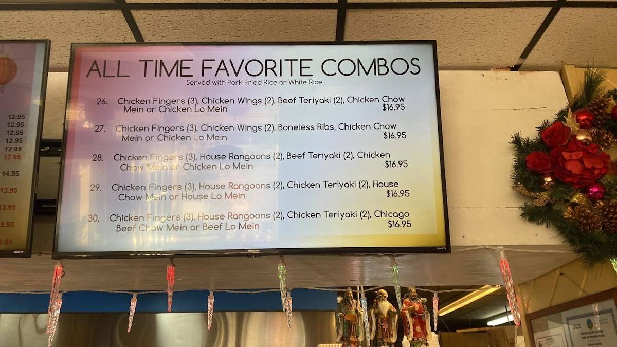 Menu at Fortune Cookie restaurant, Windham