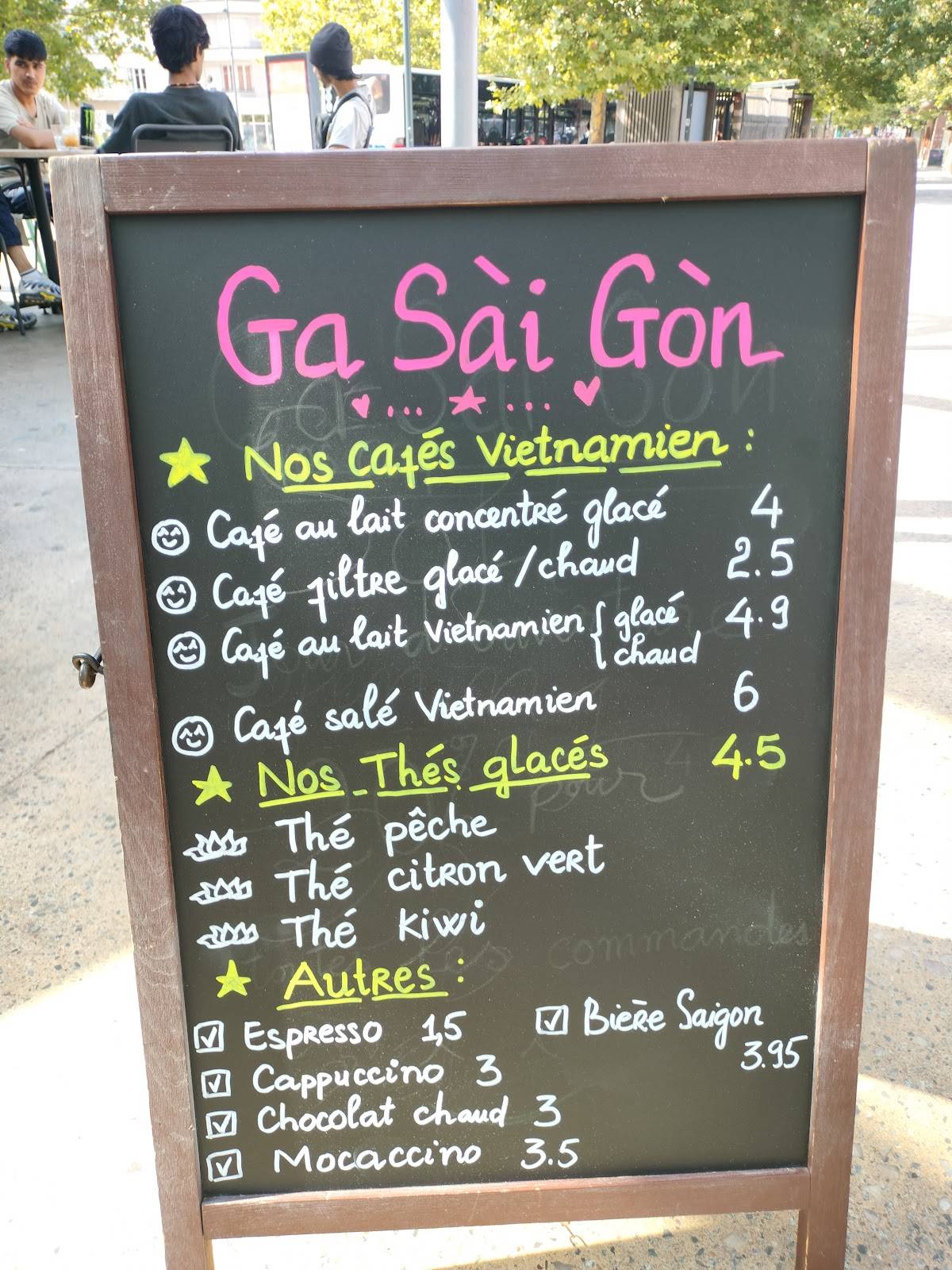 Menu de Ga Sai Gon