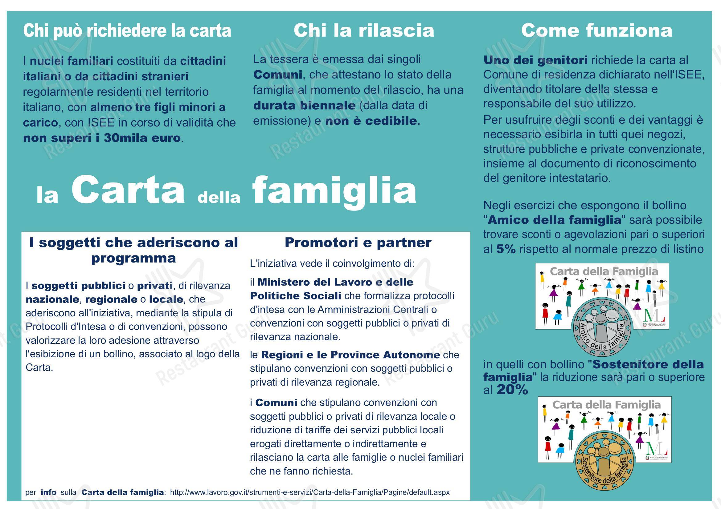 Menu bar per Galaad ristorante