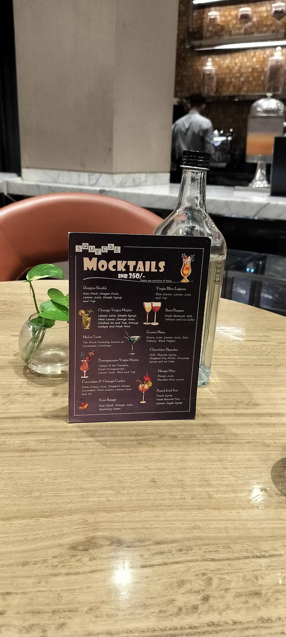 Gallery cafe menu