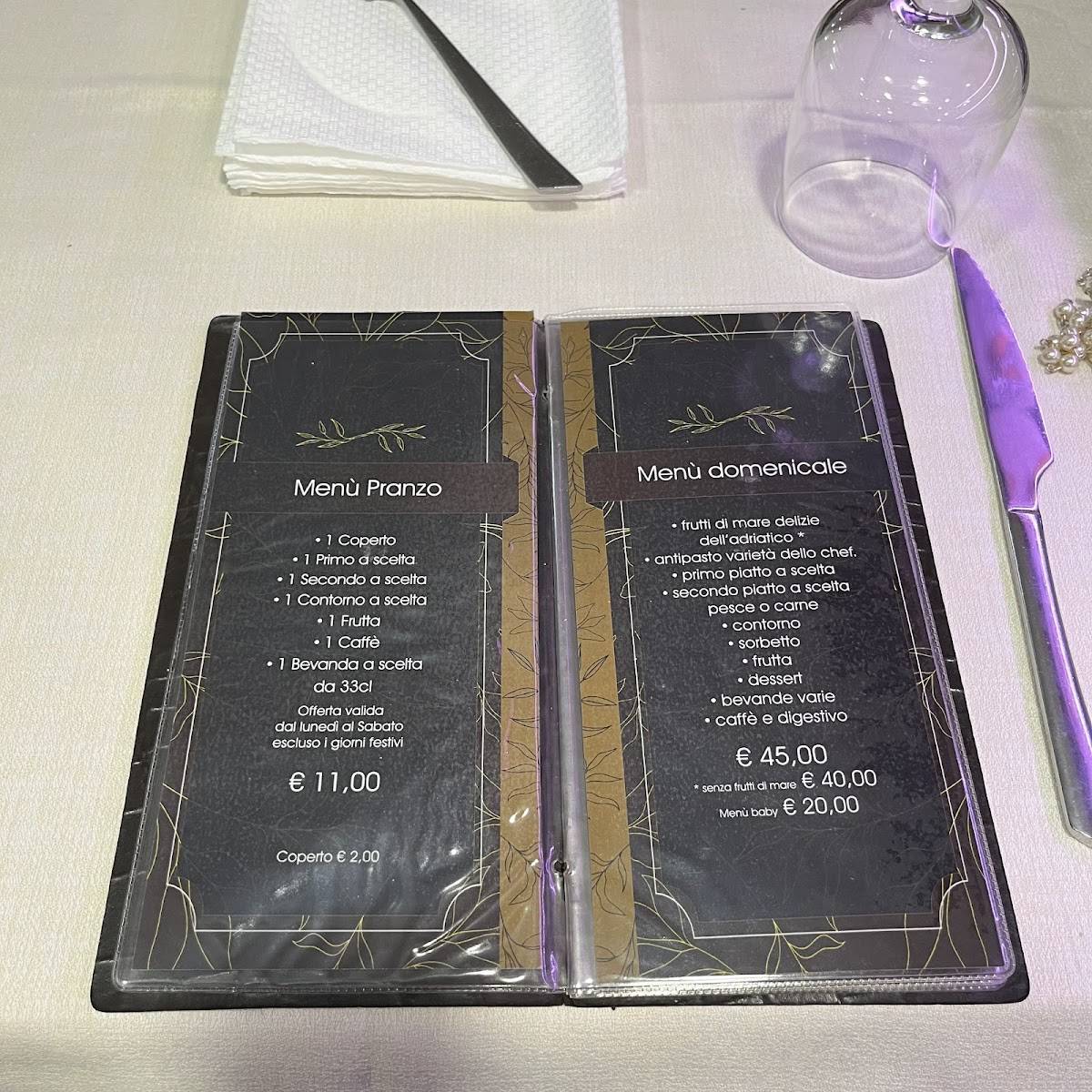Menu di Garden 