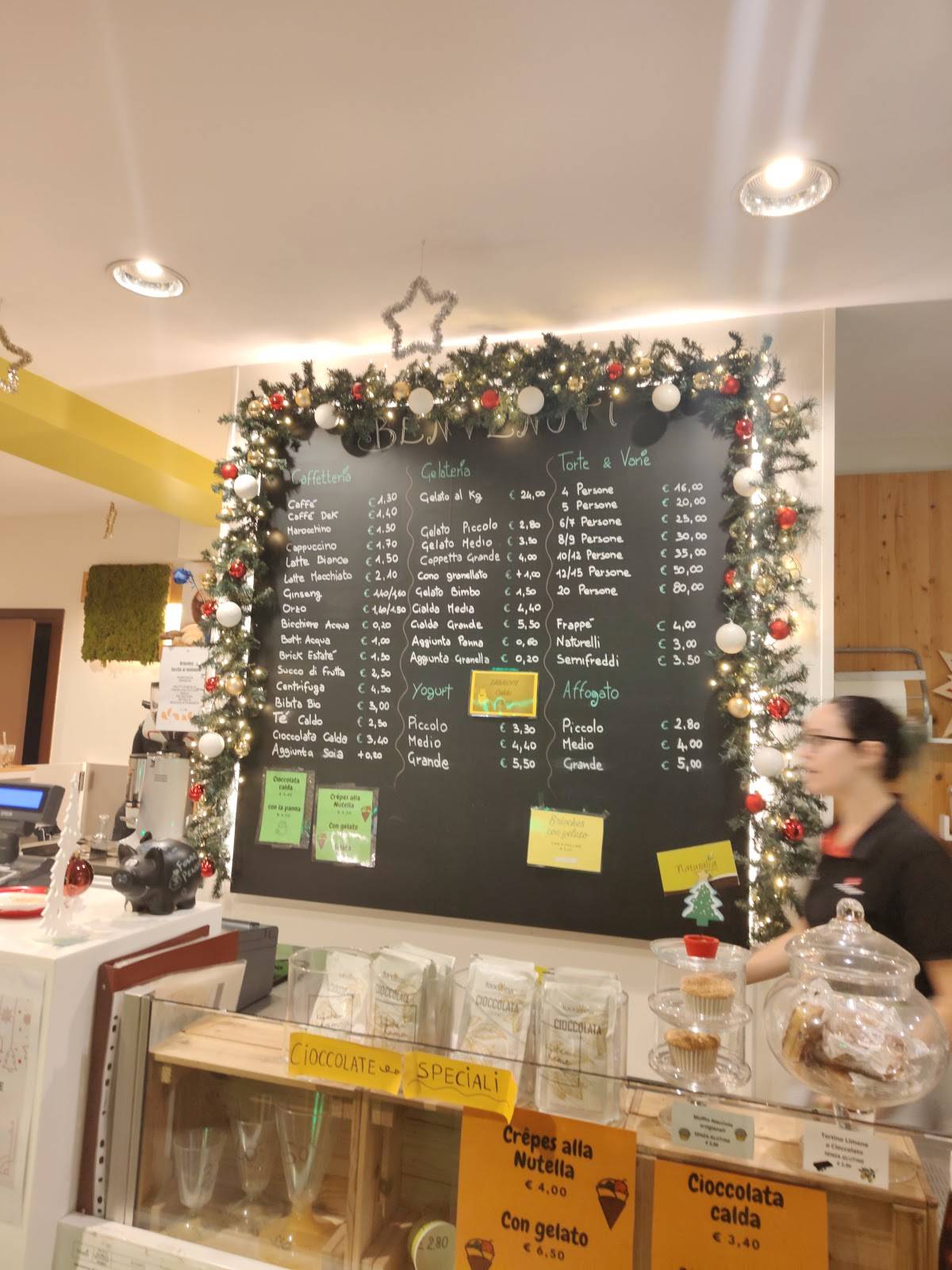 Menu di Gelateria Naturalia 
