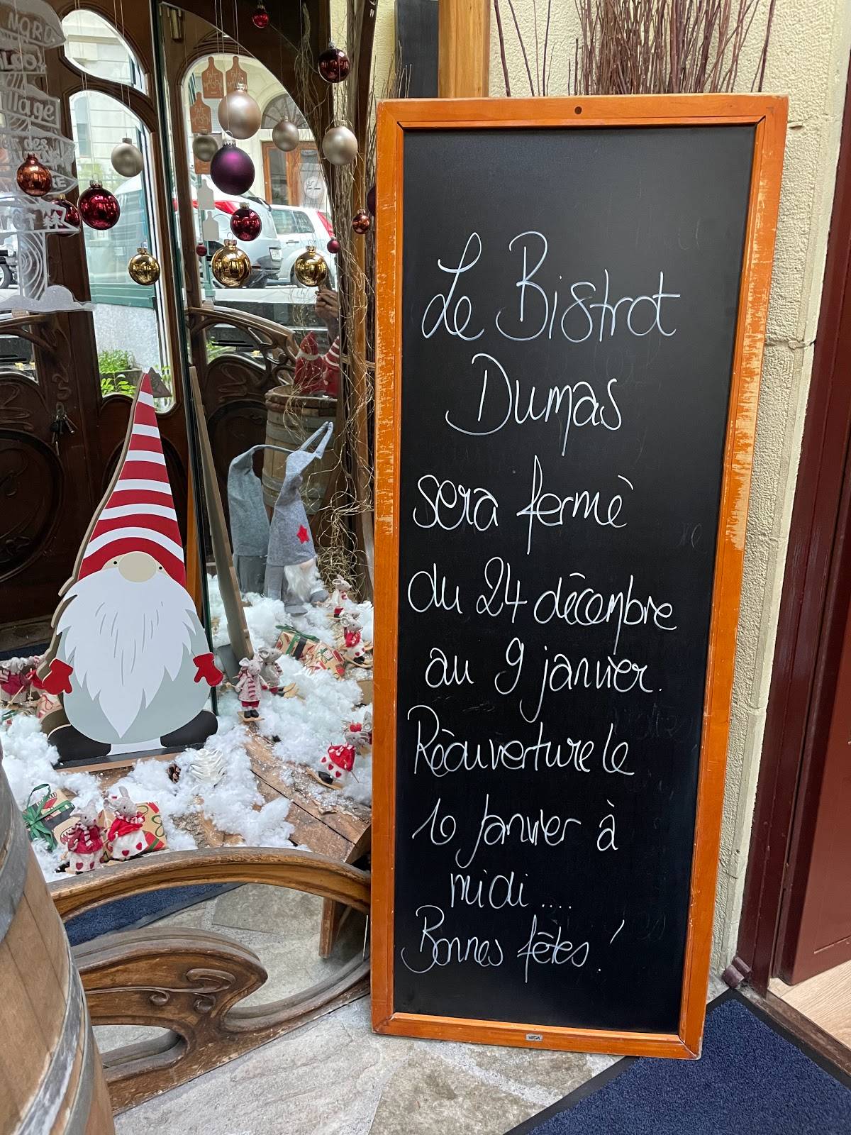 Menu di Bistrot Dumas 