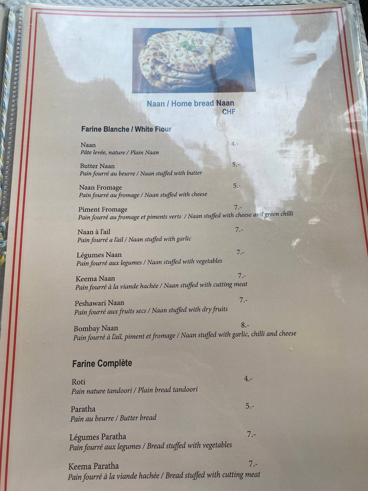 Menu di Bombay-Indian Restaurant 