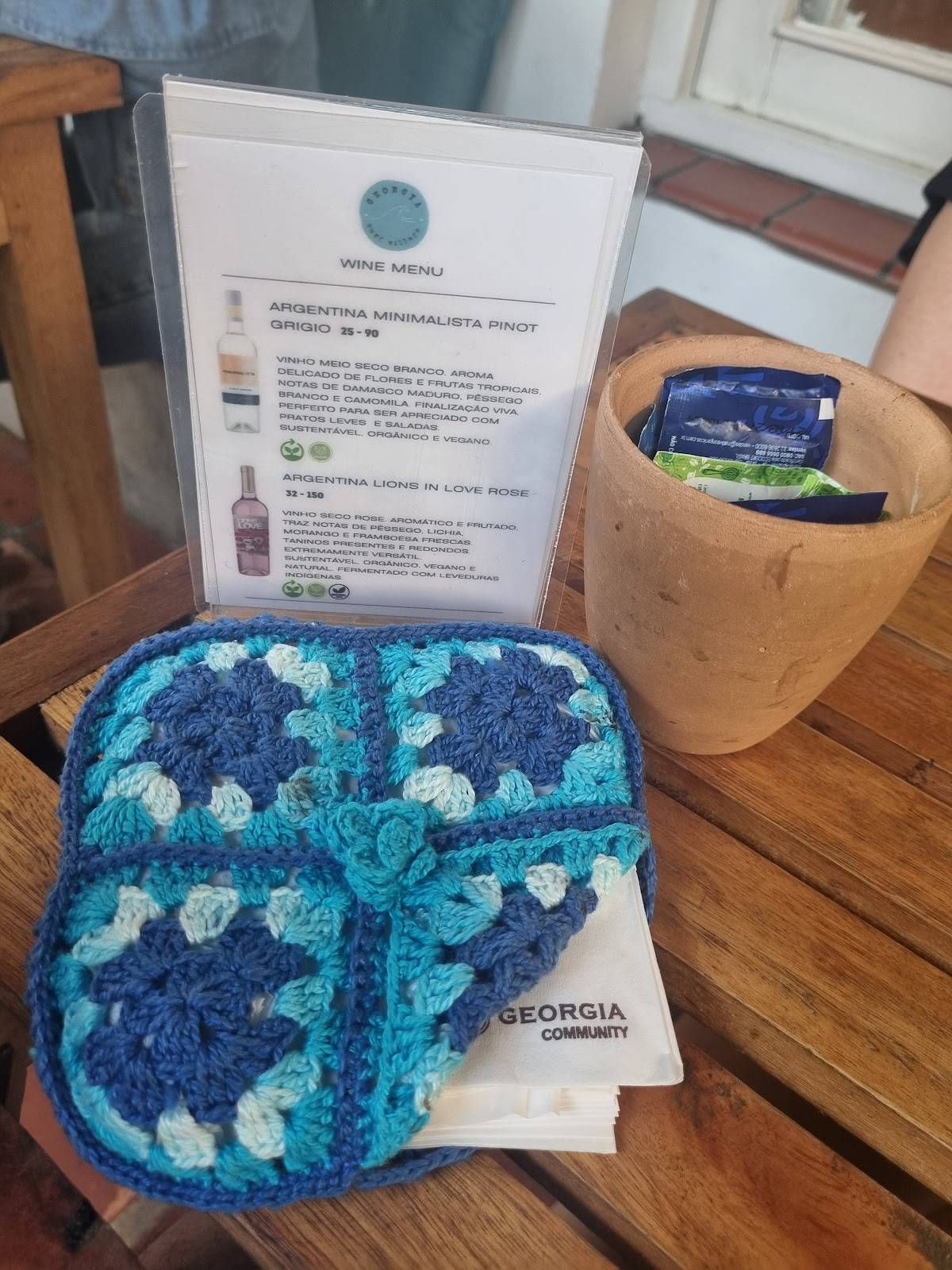 Georgia surf village cardápio