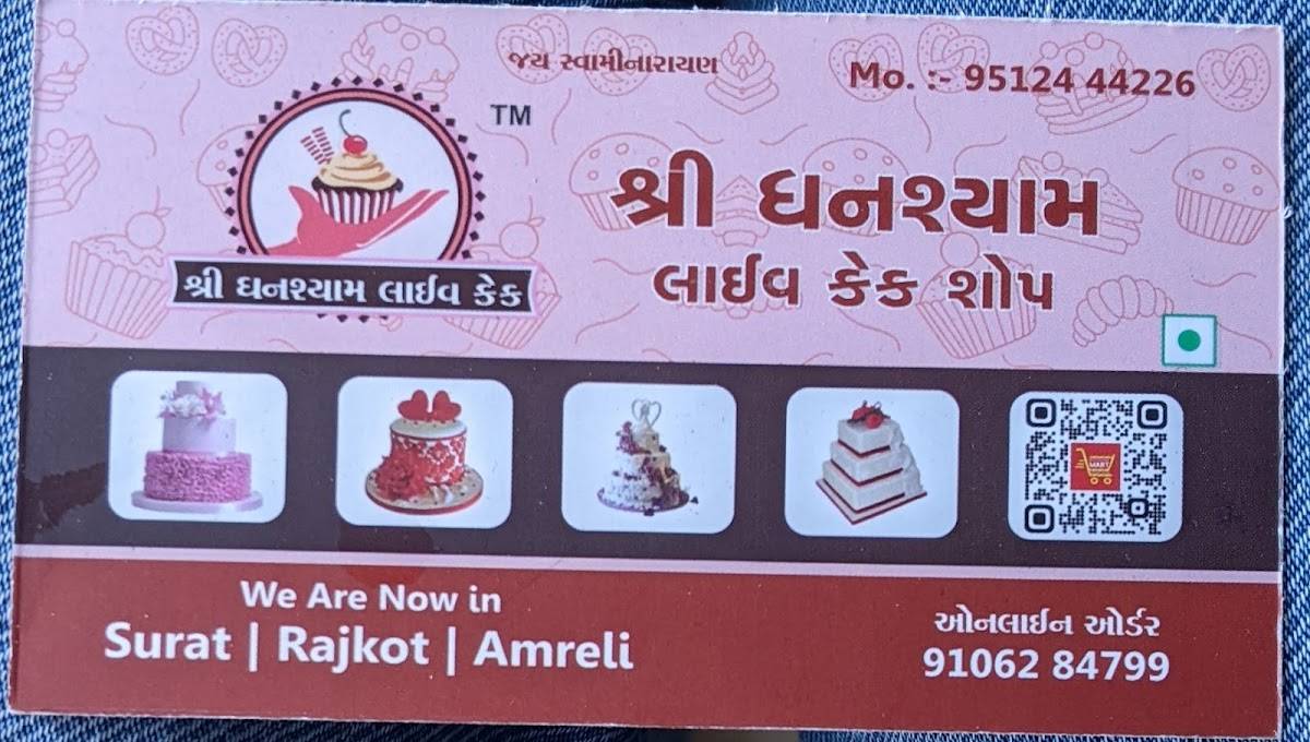 Ghanshyam Bakery & Cake Shop menu