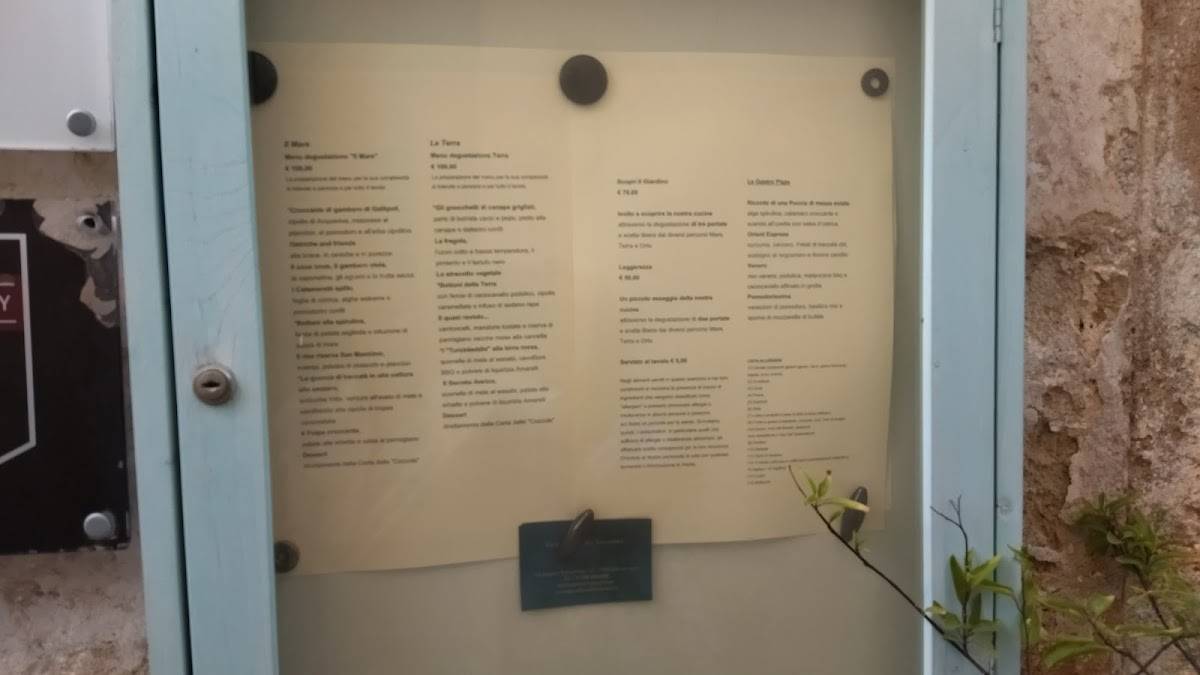 Menu di Giardino dei Tolomei Restaurant 