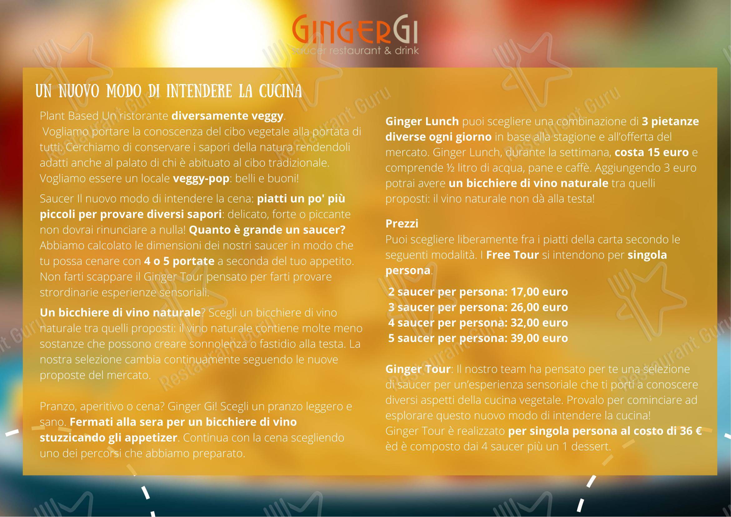 菜单 per GingerGi in Padova
