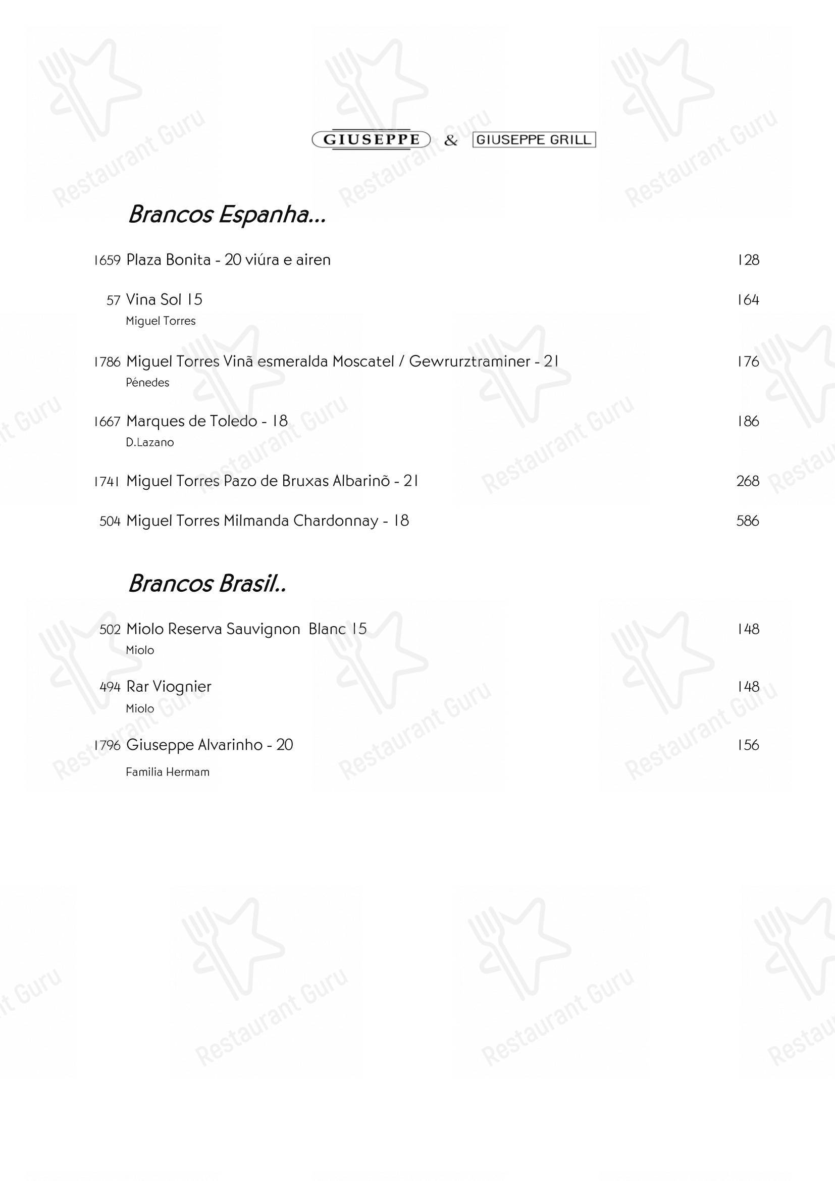 Giuseppe Italiano - Menu bar