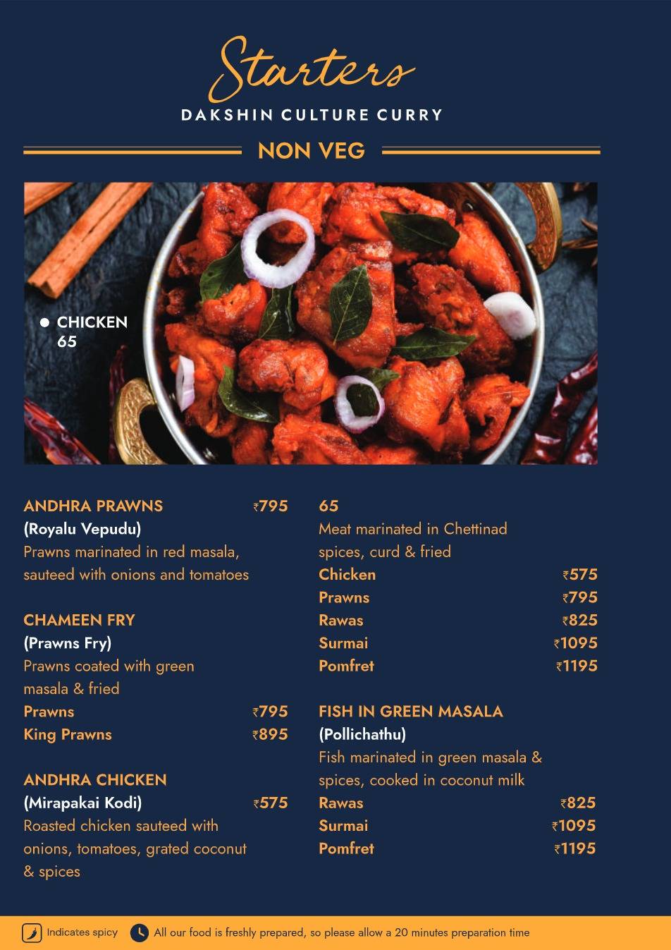 Goa Portuguesa Restobar menu