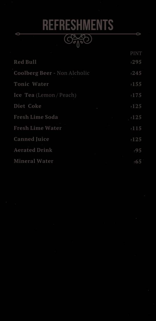 Goa Portuguesa Restobar menu