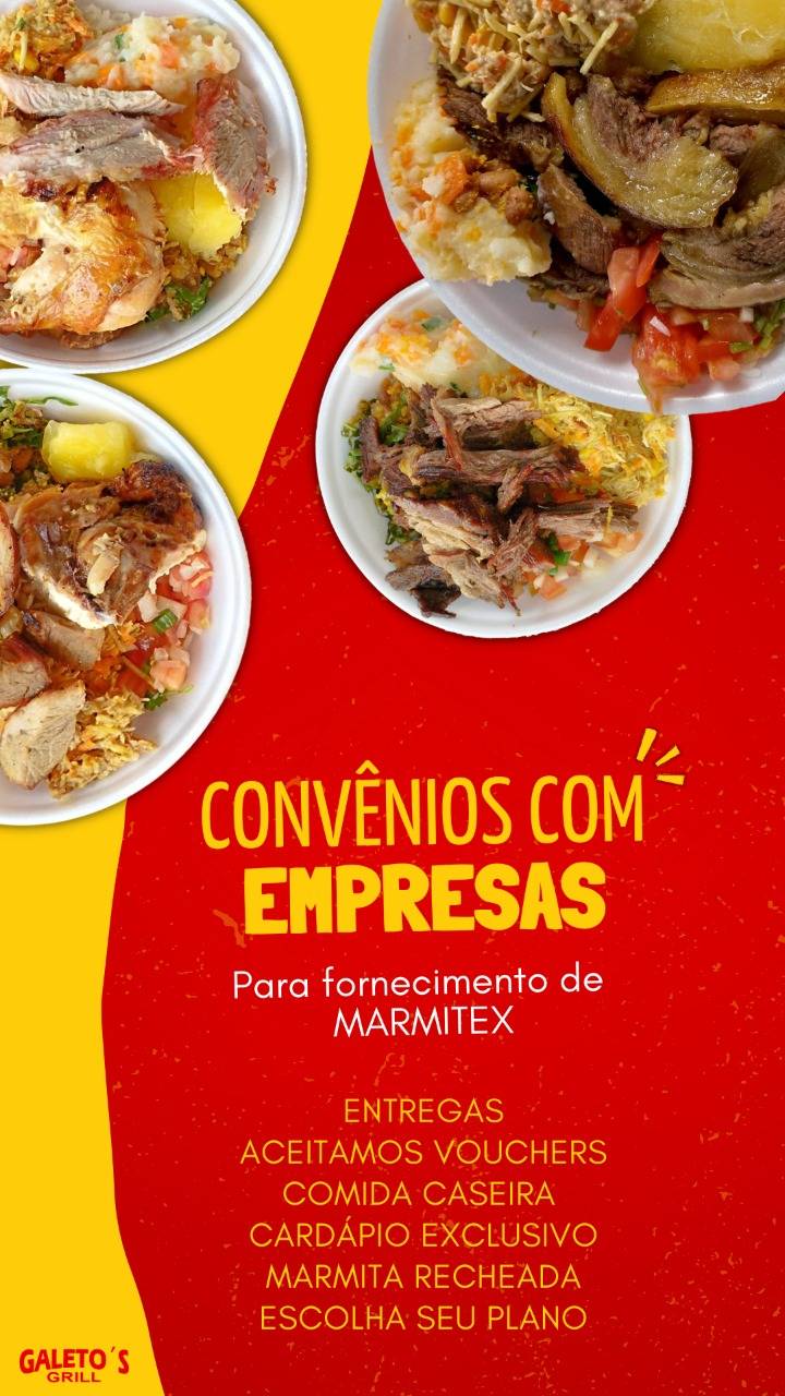 Restaurante GALETOS GRILL cardápio