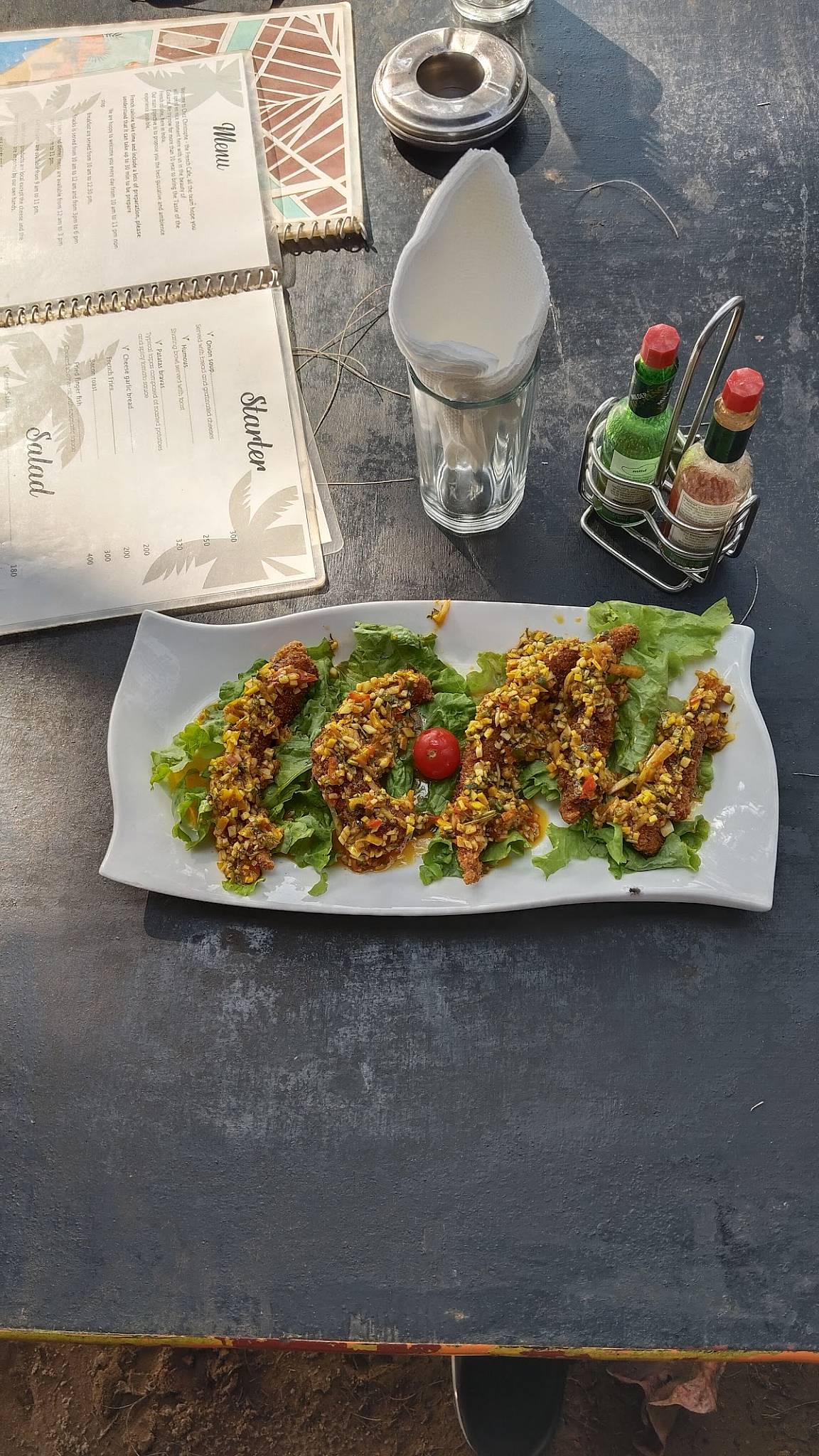 Chez Christophe Gokarna French Café since 2010 menu