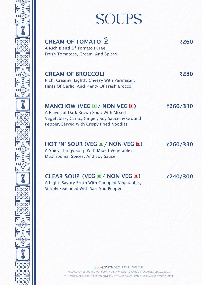 Gree ca Cafe Rooftop menu