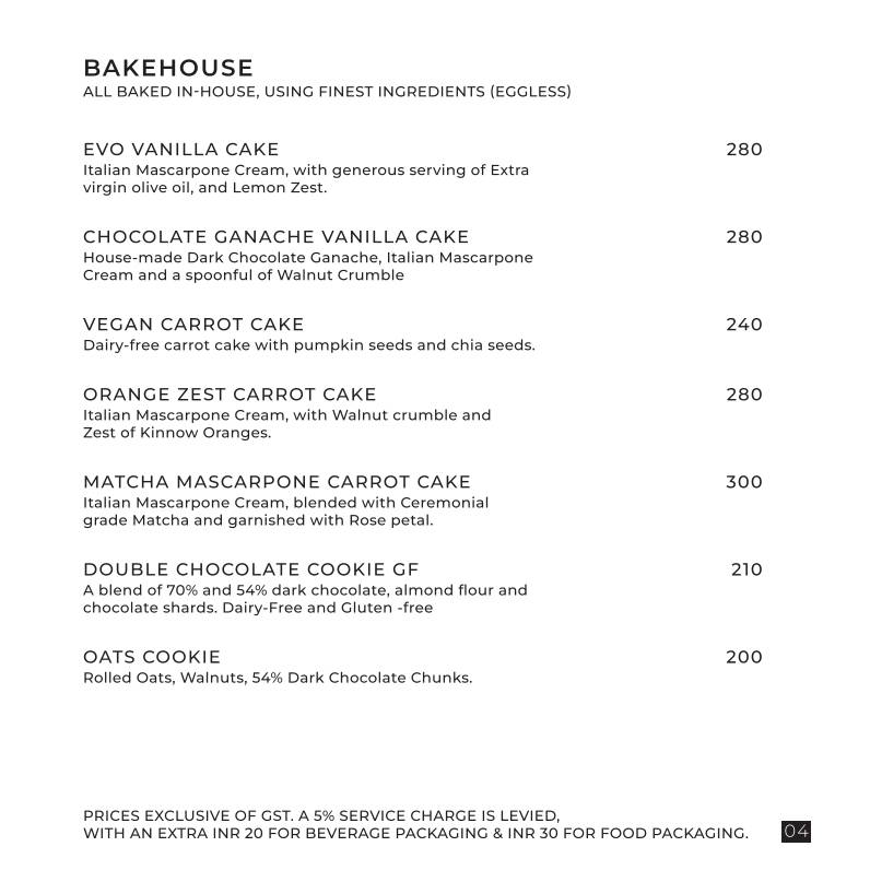 Grey Soul Coffee Roasters (Bandra West) menu