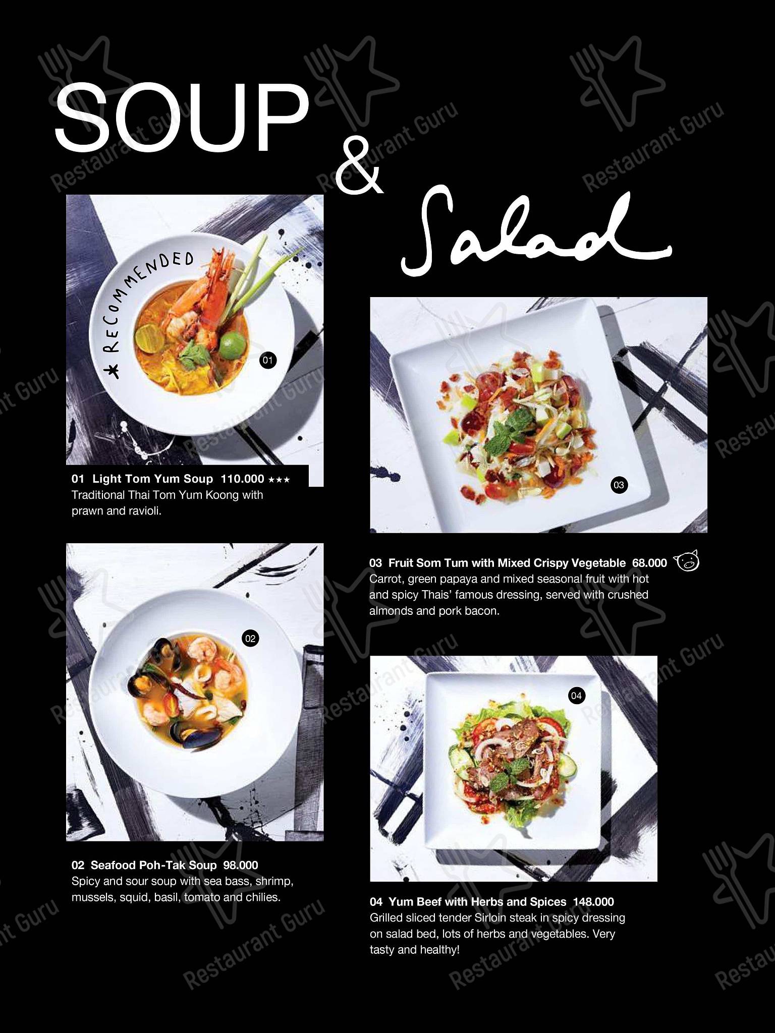 Greyhound Cafe Menteng menu