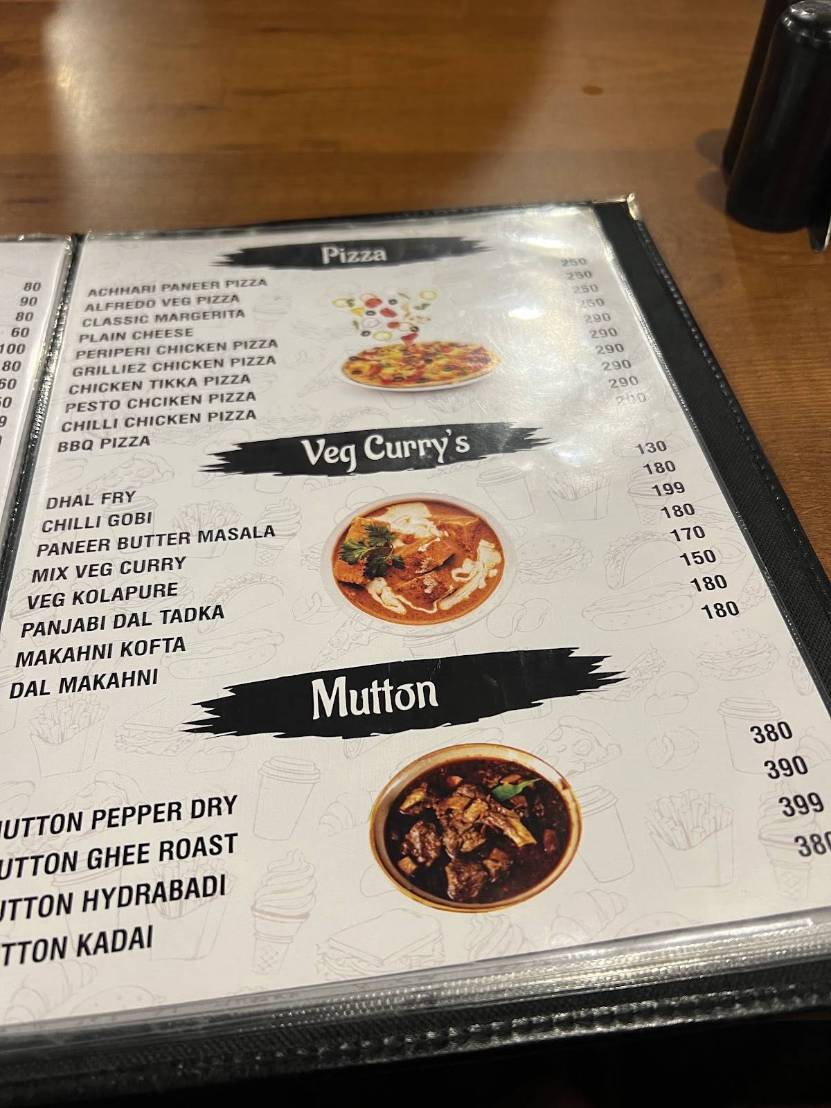Grilliez menu