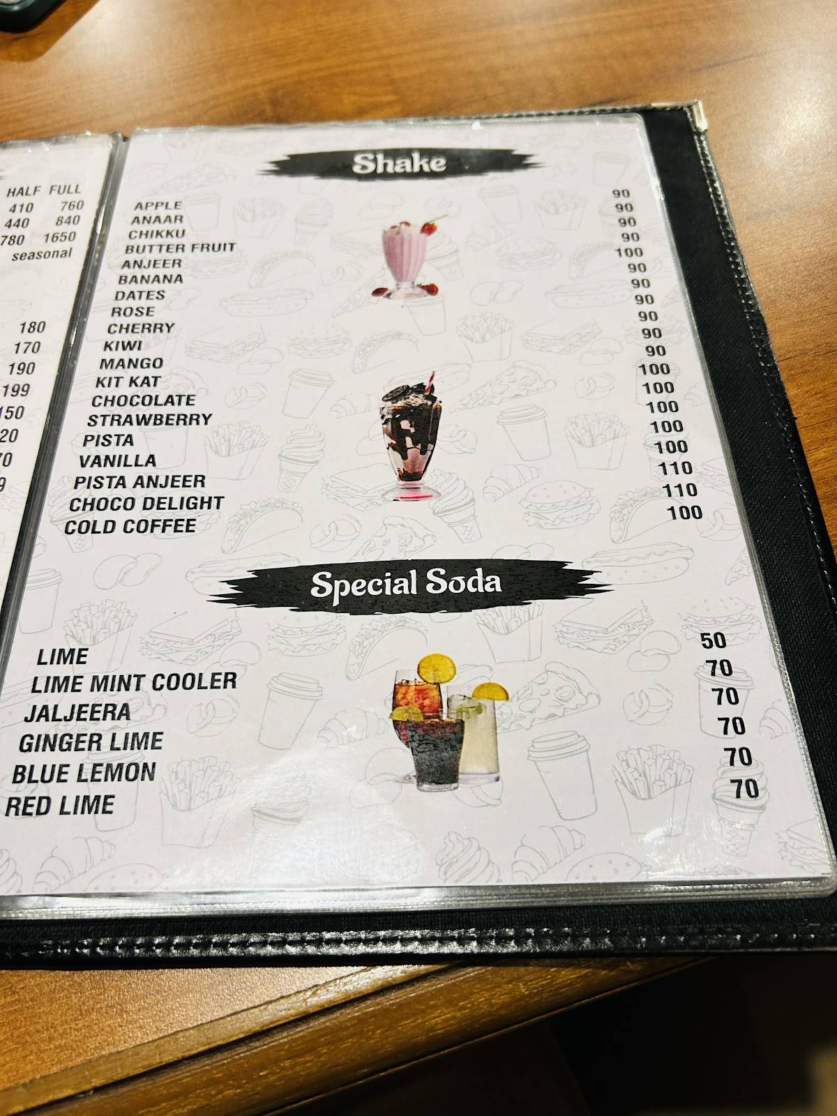 Grilliez menu