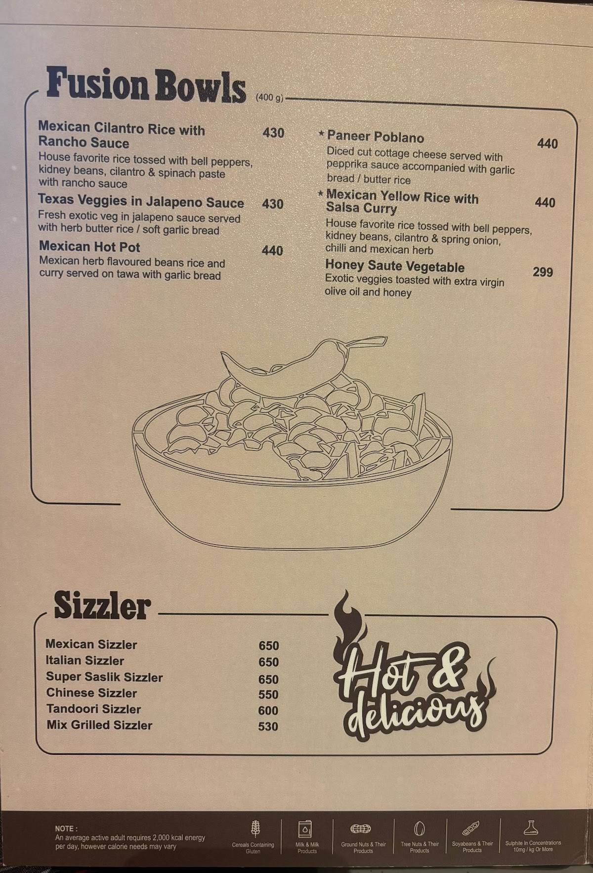 Gwalia Sweets, Street Food & Restaurant menu