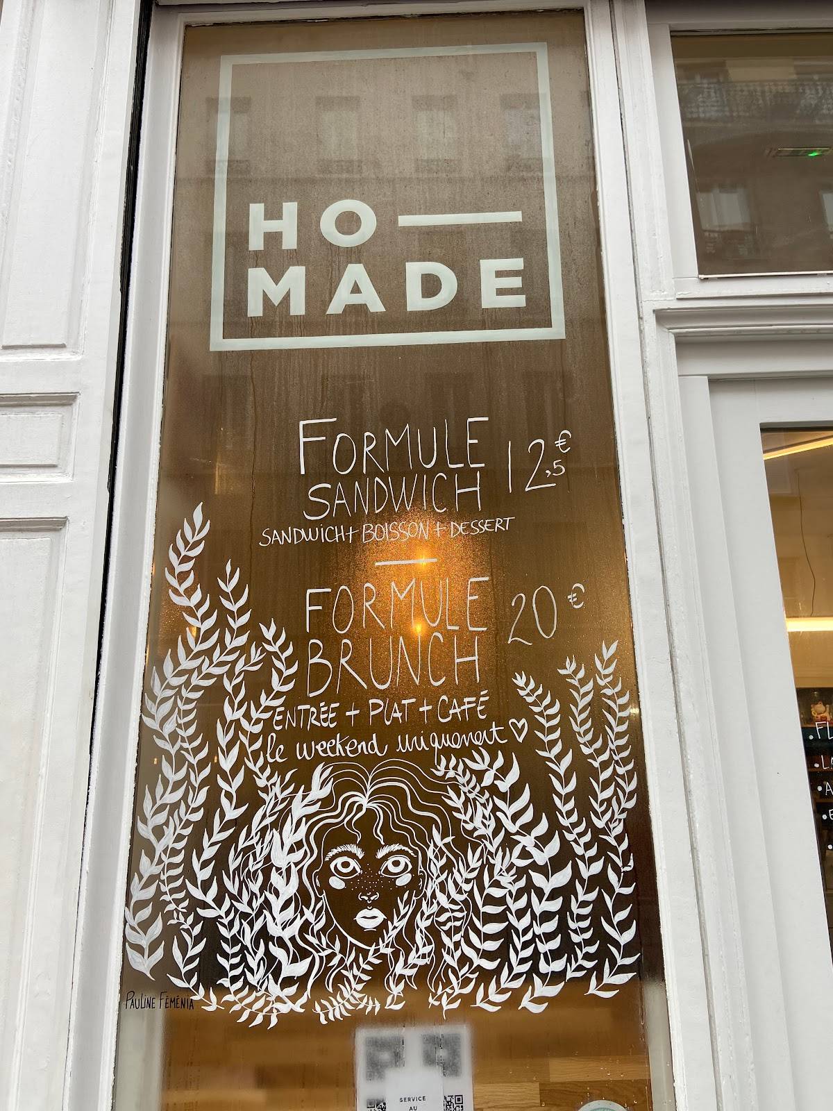 Menu de HOMADE
