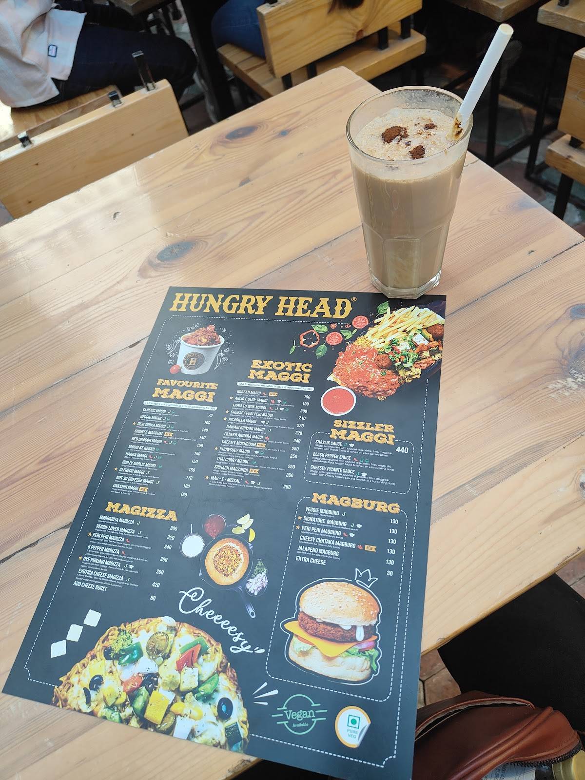 HUNGRY HEAD menu