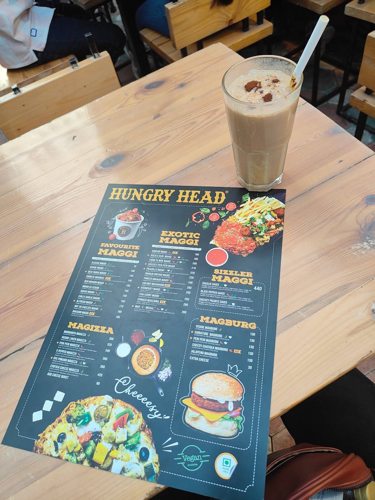 HUNGRY HEAD menu