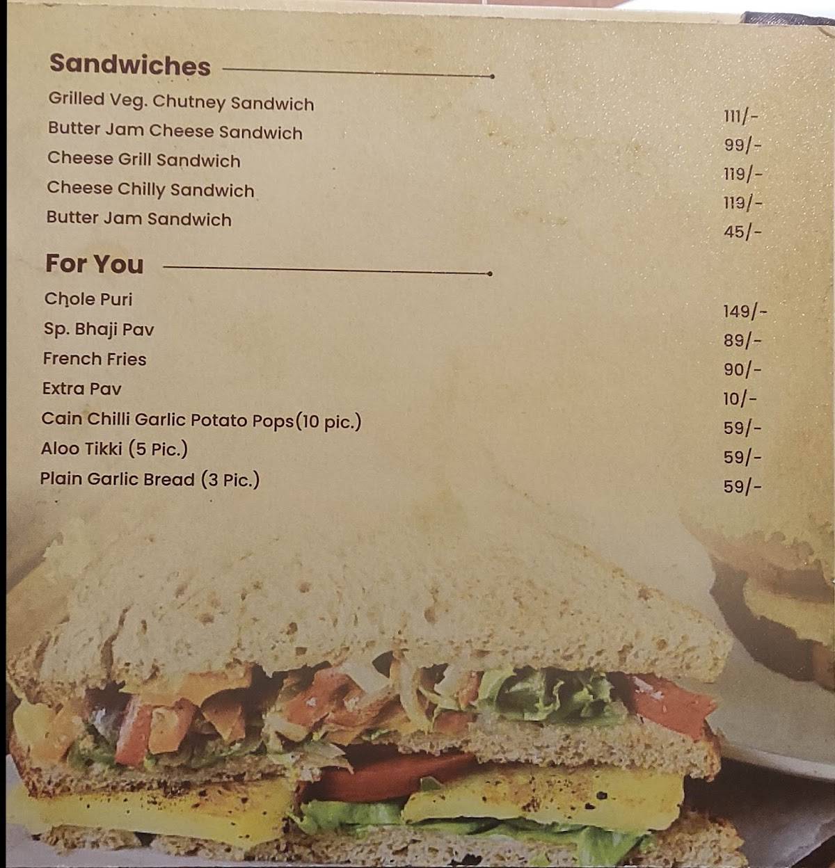 Hare krishna hotel menu