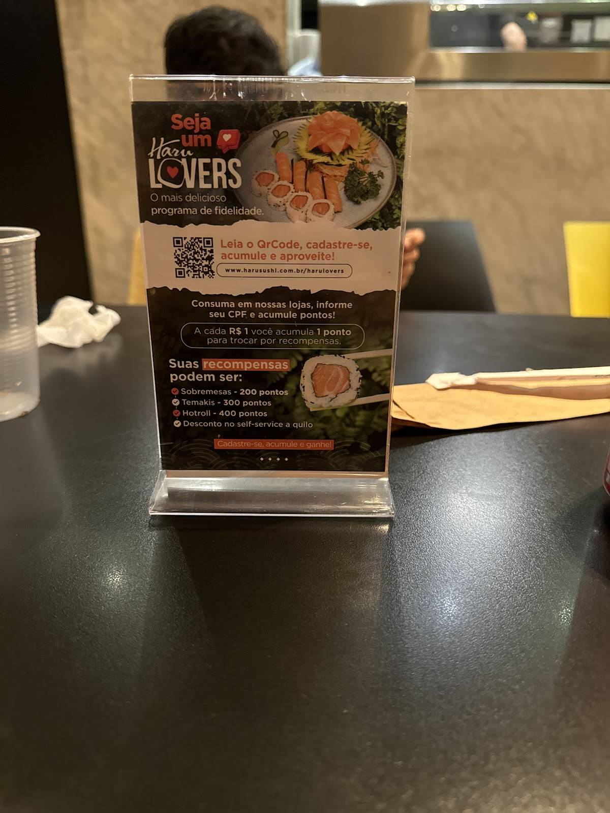 Haru Temakeria e Sushi Restaurante Japones - Praiamar Shopping cardápio