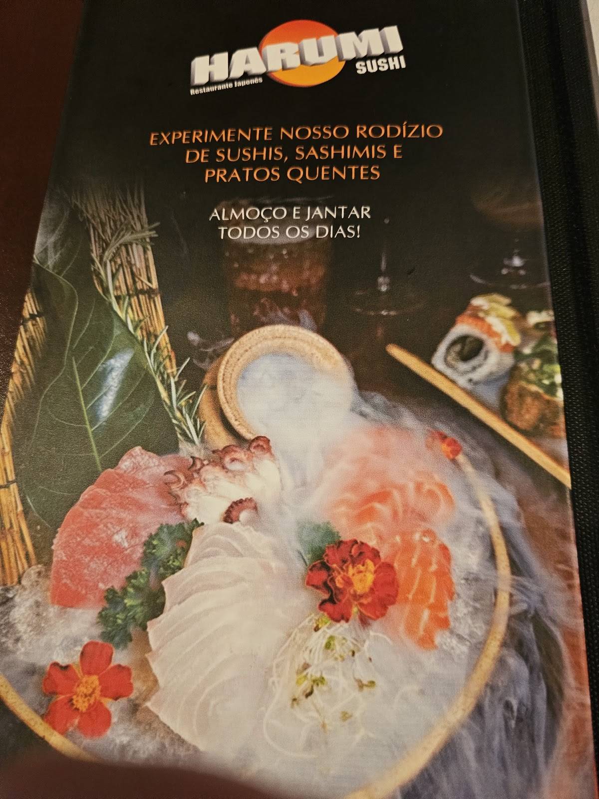 Harumi Sushi cardápio