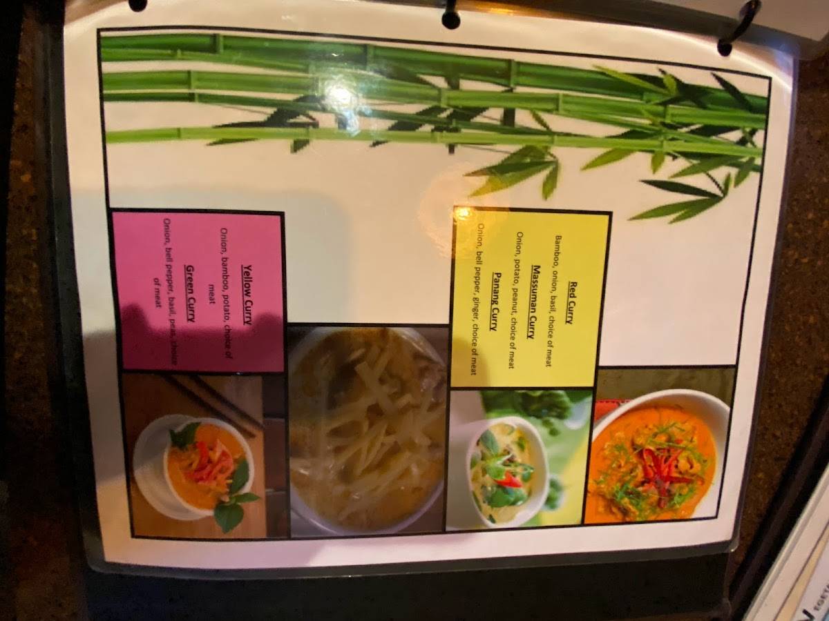 Menu at Honey Jar Cafe (Thai), Portland