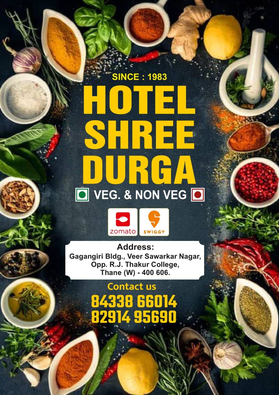 Hotel Shree Durga menu