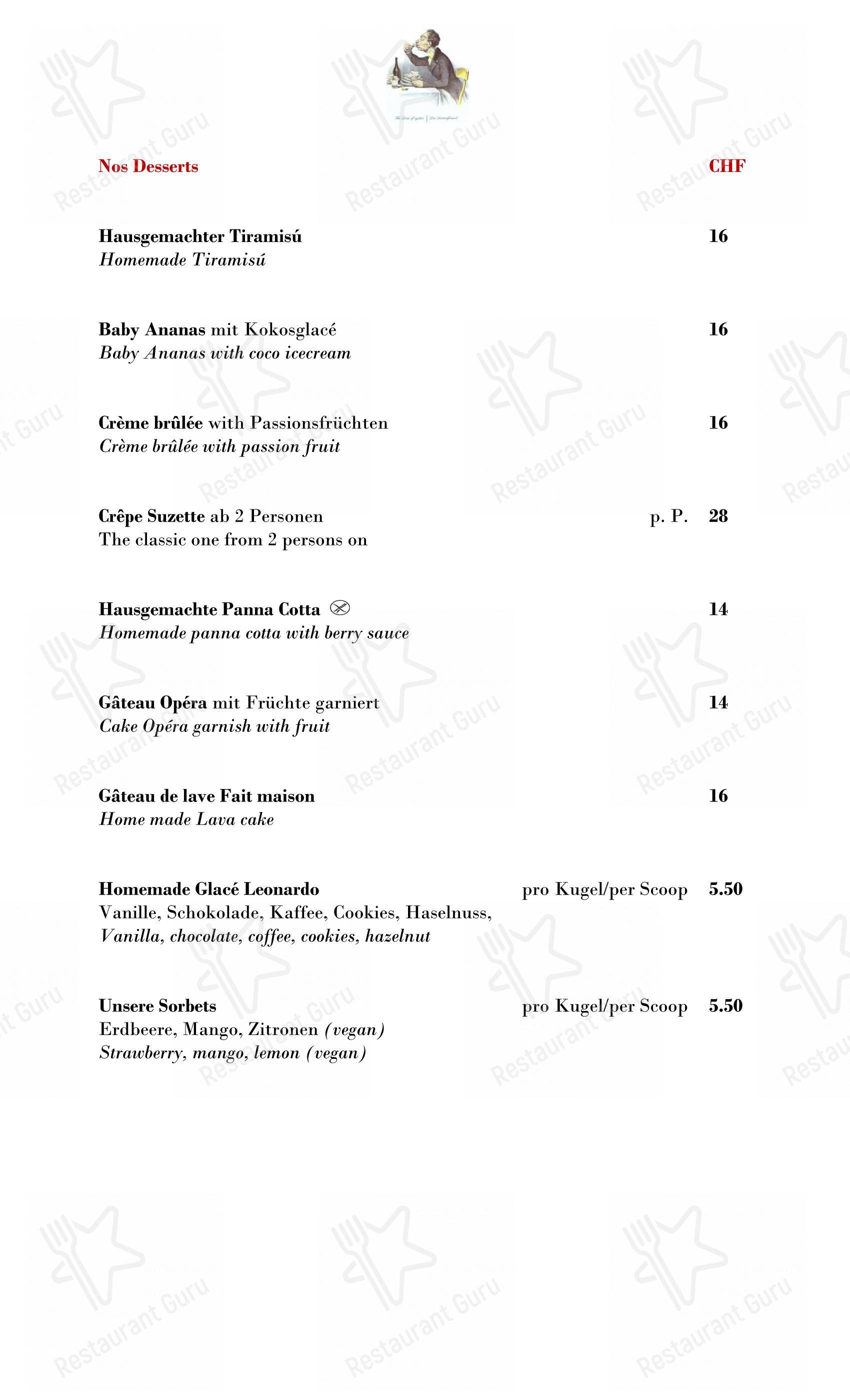 Menu pour Hummerbar - Крафт меню