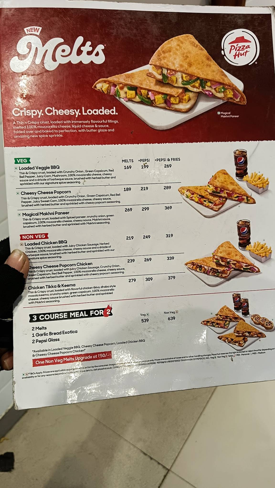 Pizza Hut Madhapur, Hyderabad menu