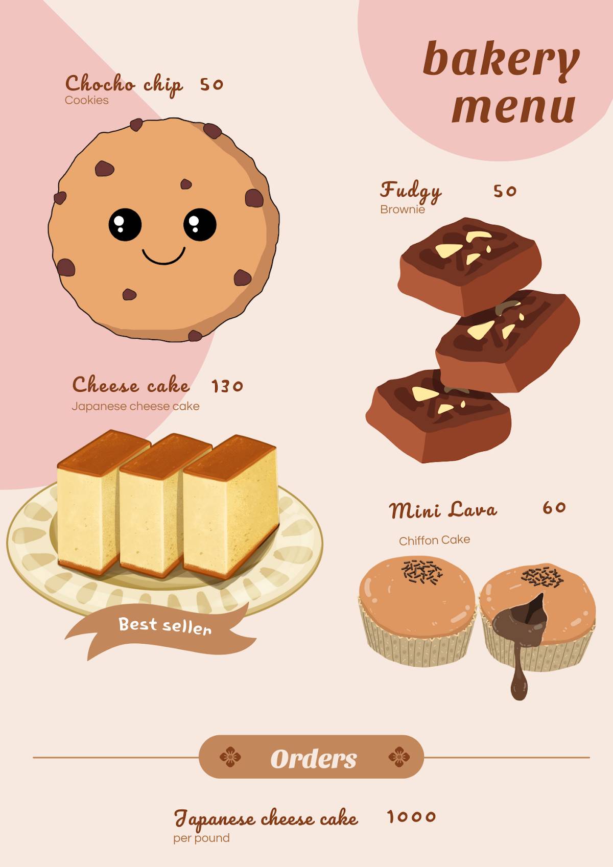 IKO Cafe menu