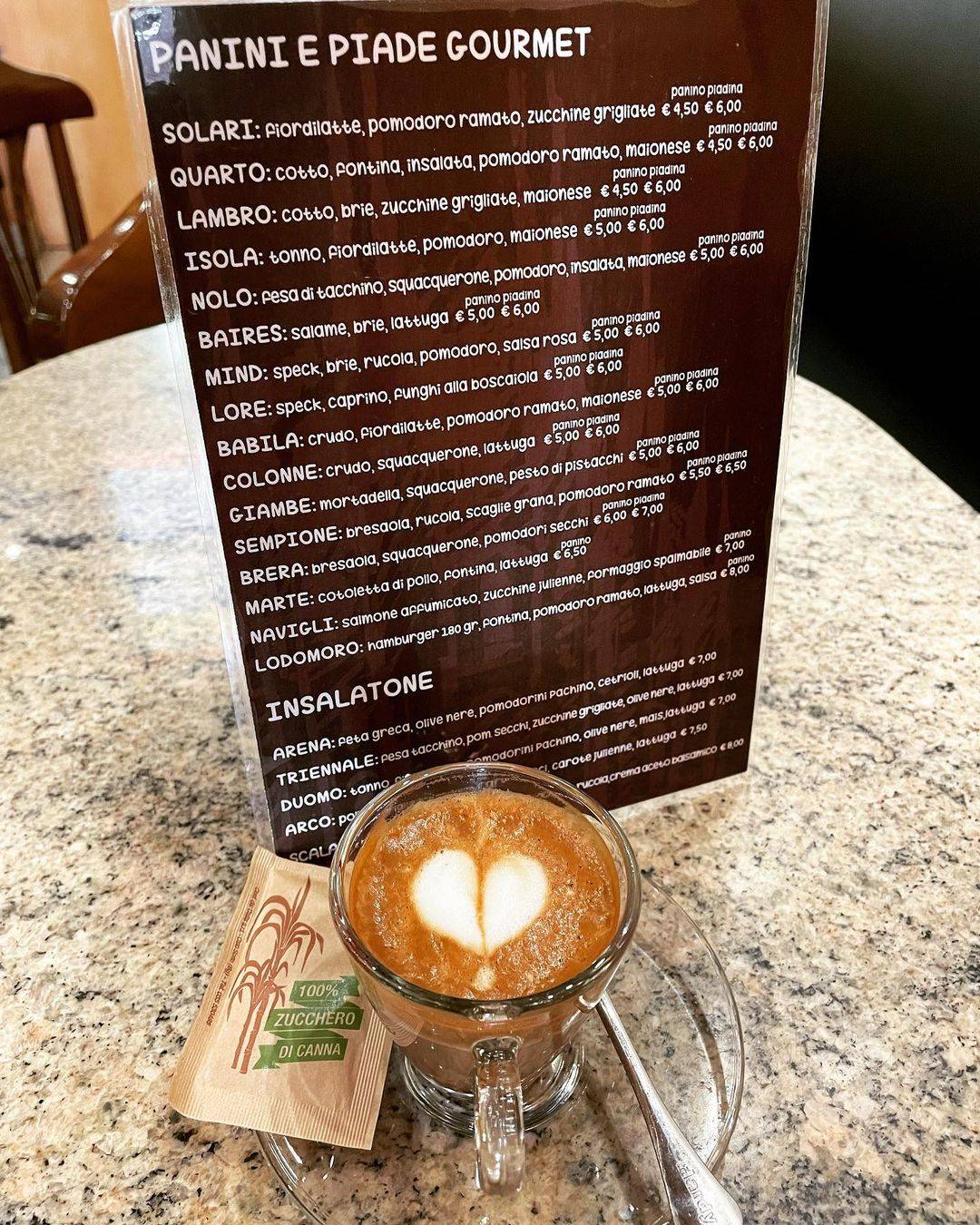 Menu di Il Baretto di Aktar Lucky 
