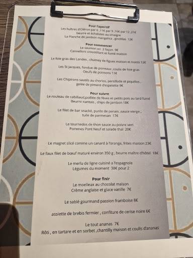 Menu de Iodé