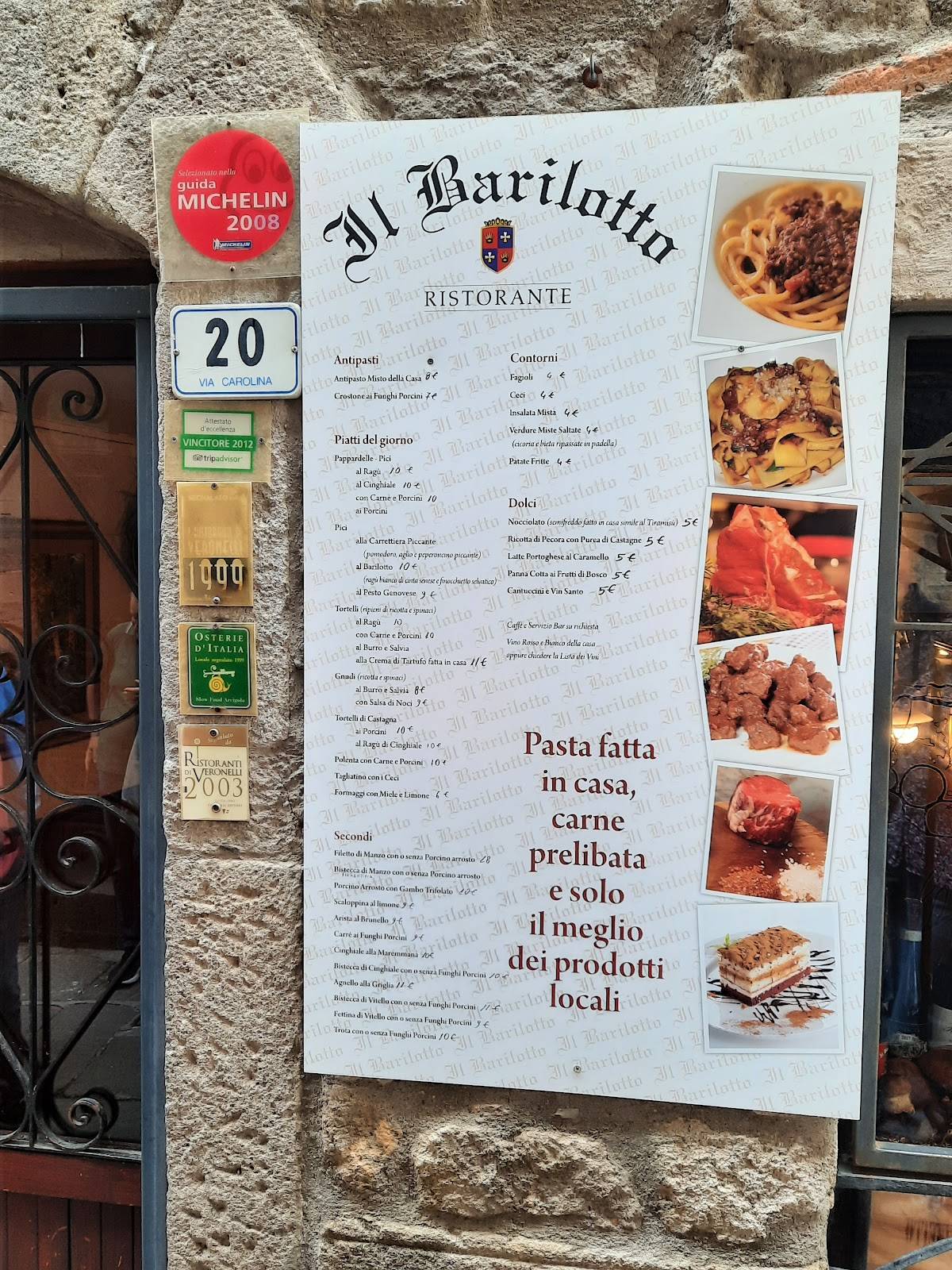 Menu di Il Barilotto 