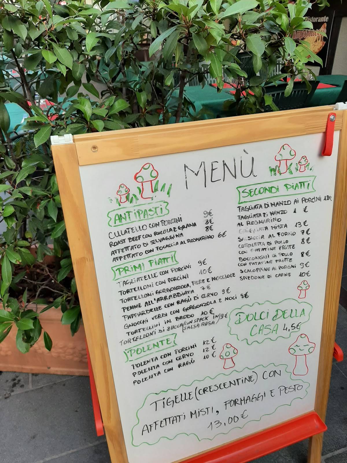 Menu di Il Campanaccio Ristorante Pizzeria 