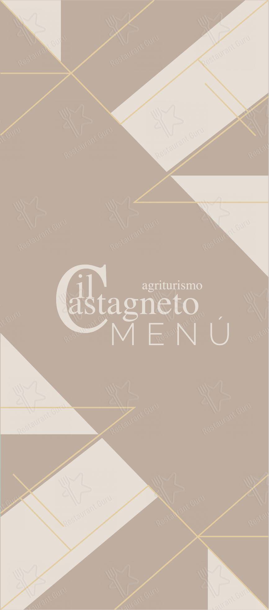 Menu di Agriturismo Il Castagneto - Padula - Menu