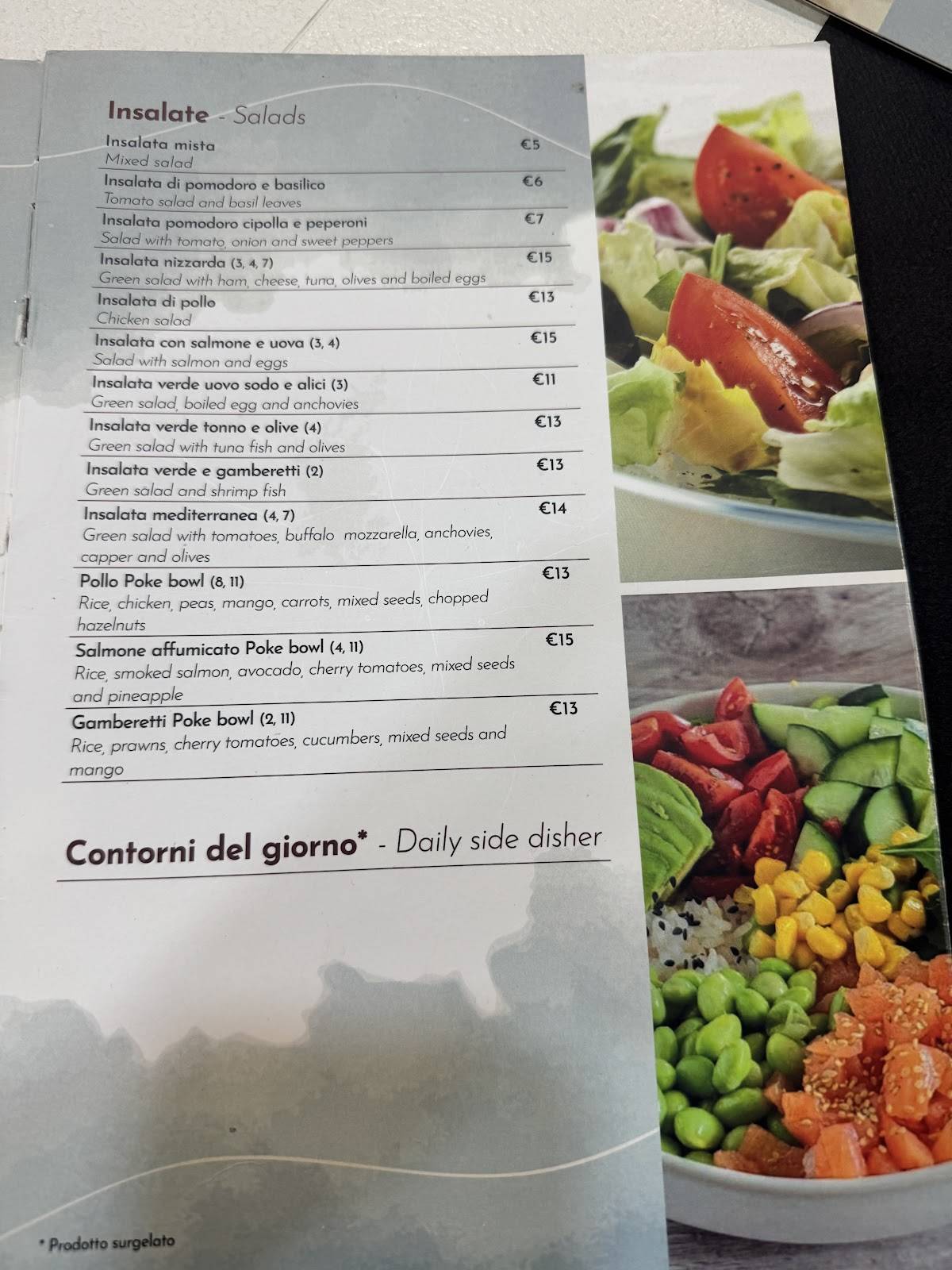 Menu di Il Fiammifero Strano 