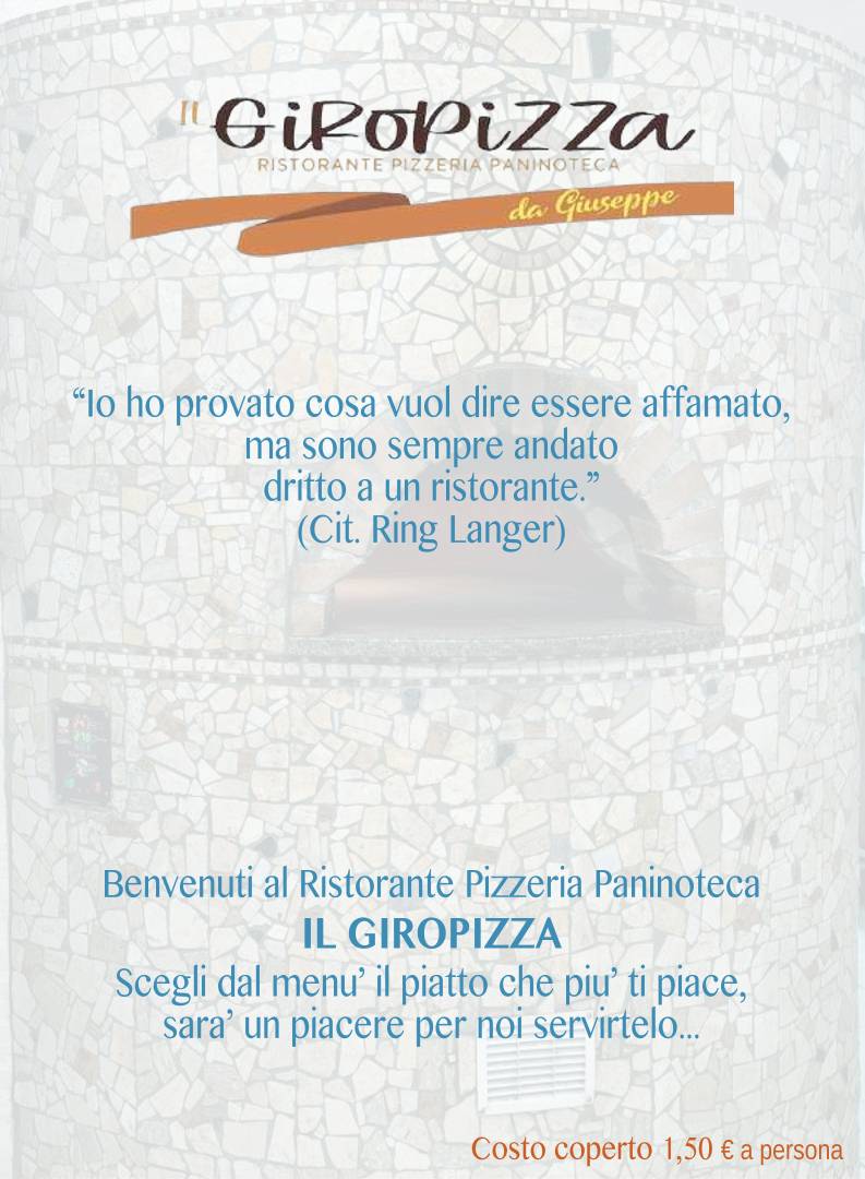 Menu di Il Giropizza 