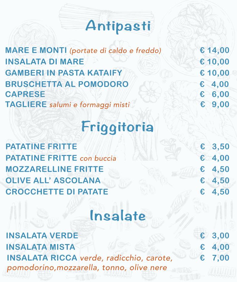 Menu di Il Giropizza 