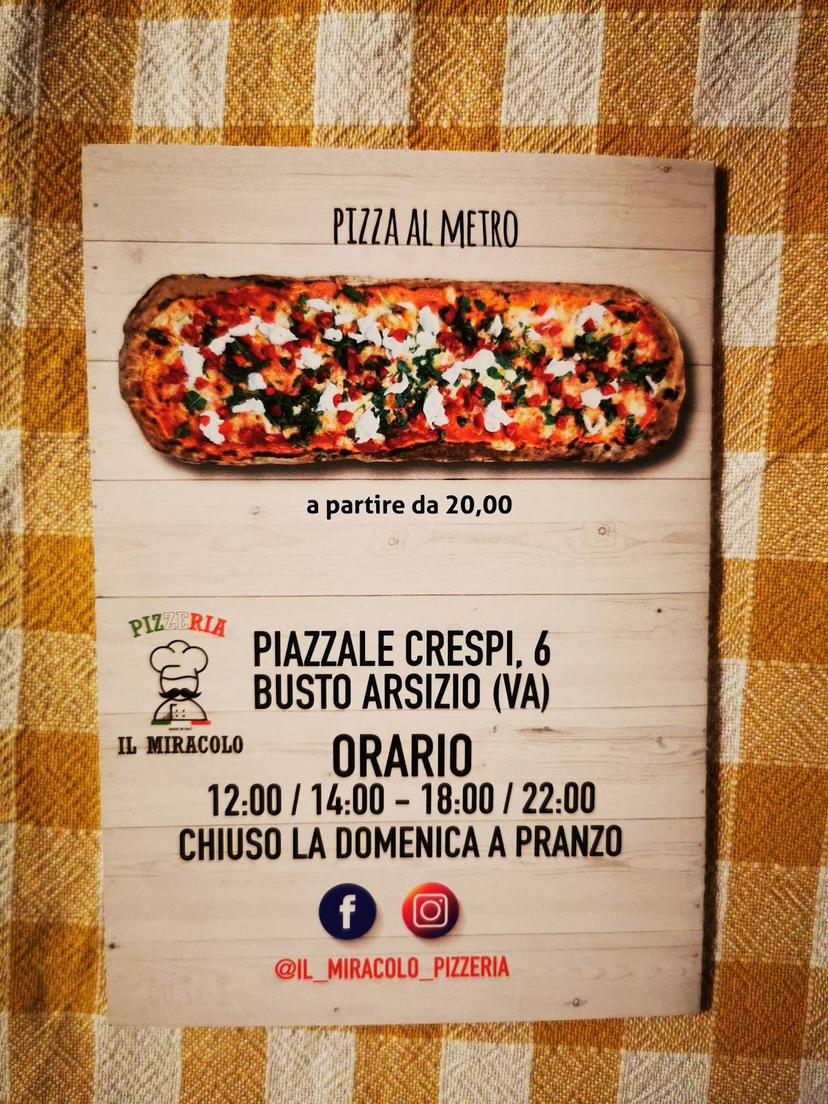 Menu di Il Miracolo 